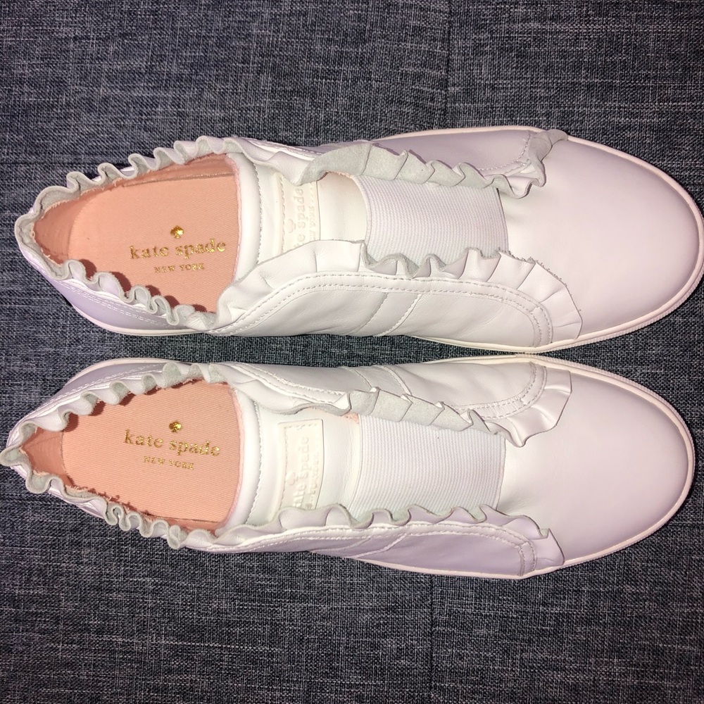 Leather White Kate Spade Sneakers
